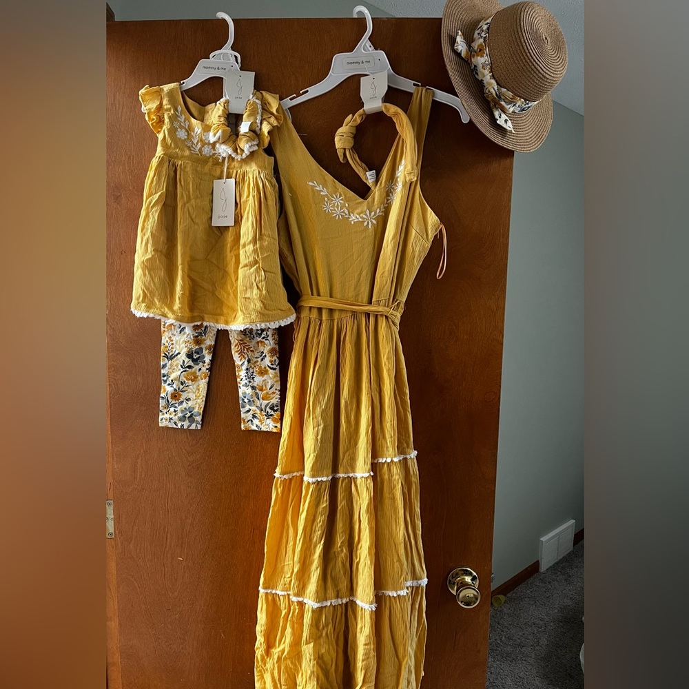 Joie mommy and me Yellow Maxi Dress